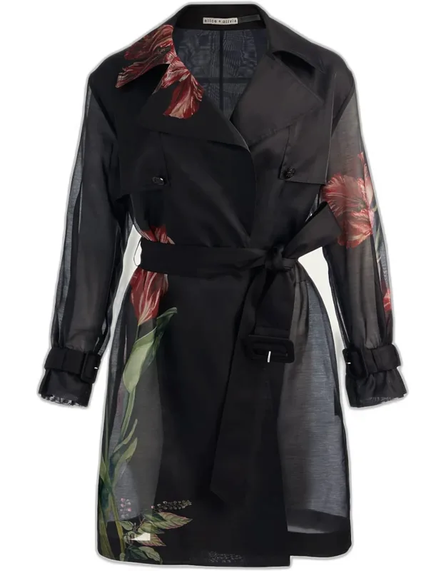 Sheer Trench Coat