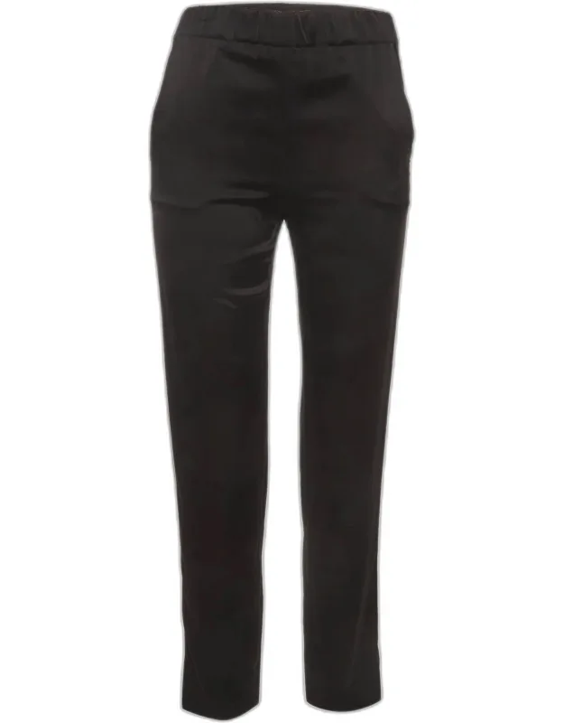 Striped Satin Track Pants