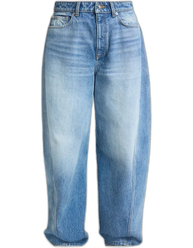 Relaxed Cocoon Light-wash Jeans