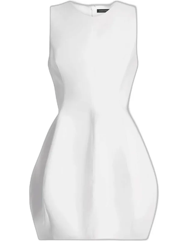 Cutout Bubble Mini Dress