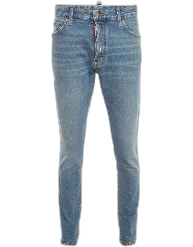 Distressed Denim Cool Guy Jeans