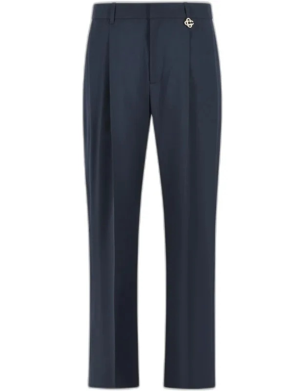 Pleated Wool Pants