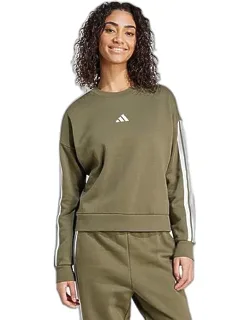 Essentials Fleece Sweatshirt - Cozy Brushed-back Fabric, Ribbed Cuffs And Hem