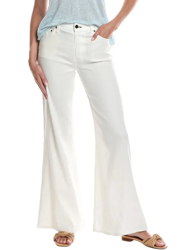 Wide Leg Jean - Classic Five-pocket Design, Zip Fly With Button Closure