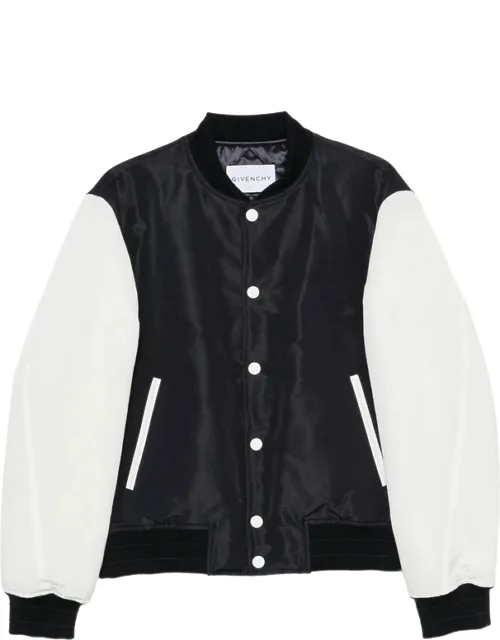 Logo-embroidered Bomber Jacket