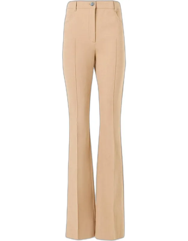 Bootcut Stretch Cotton Denim Pants