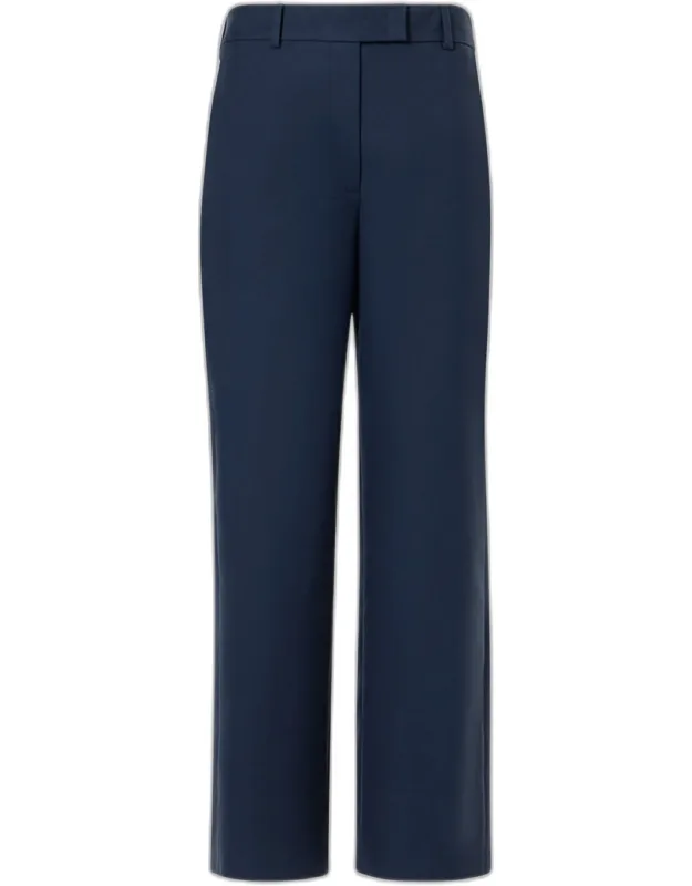 Cropped Wide-leg Trousers
