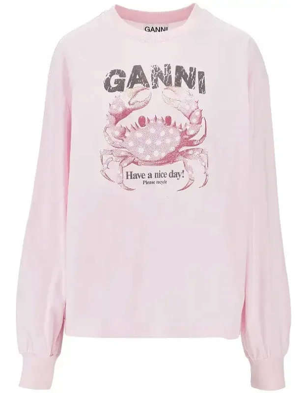 Jersey T-shirt With 'crab' Print