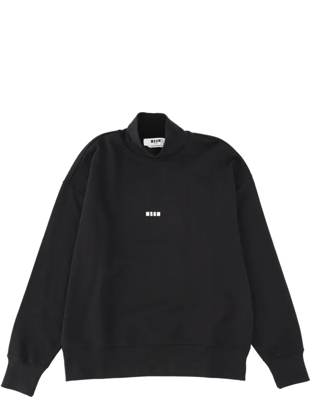 Sweatshirt With Micro Logo