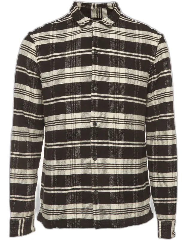 Plaid Cotton Button Up Shirt