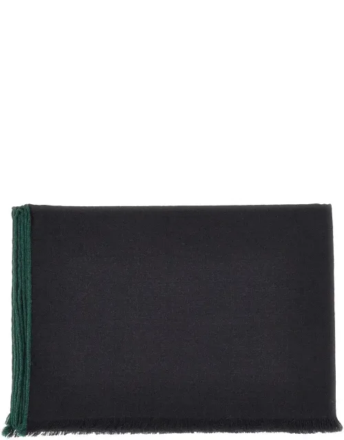 Jacquard Silk And Wool-blend Scarf