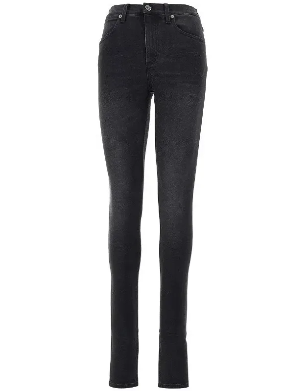 Délavé Cotton Denim Skinny Jeans