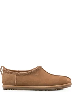 Tasman Deconstructed Embroidered-logo Slippers