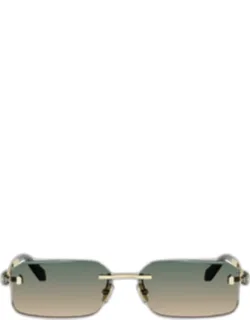 Sunglasses With Gradient Lenses And Adjustable Nose Pads