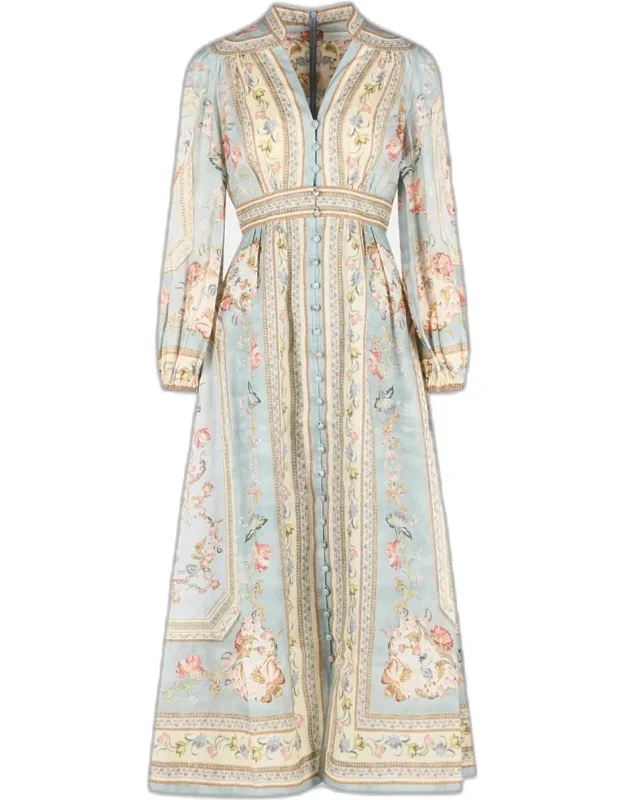 Linen Midi Dress