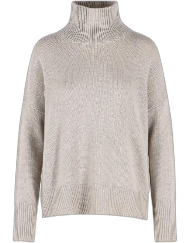 Heidi Cashmere Turtleneck Sweater