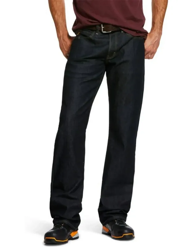 Relaxed Flannel-lined Boot Cut Jeans