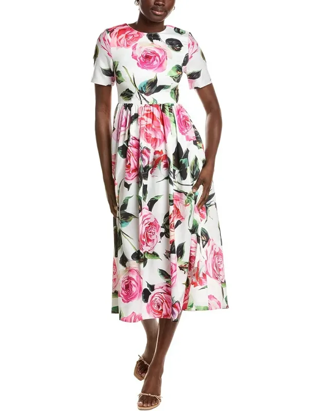 Maxi Dress - Approximately 49.2in From Shoulder To Hem, 80% Cotton, 20% Polyester