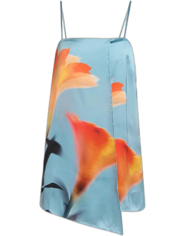 Satin Mini Dress