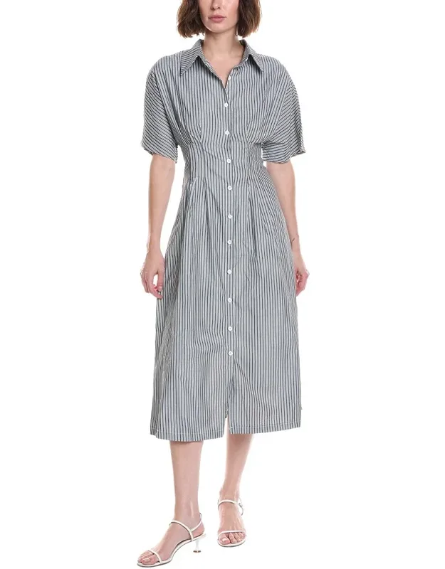 Striped Shirtdress