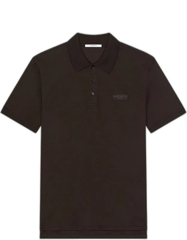 Grosgrain Label Cotton Polo Shirt