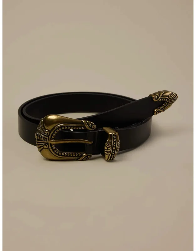 Western Suede Belt