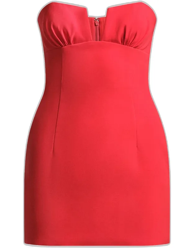 Strapless Sweetheart Mini Dress