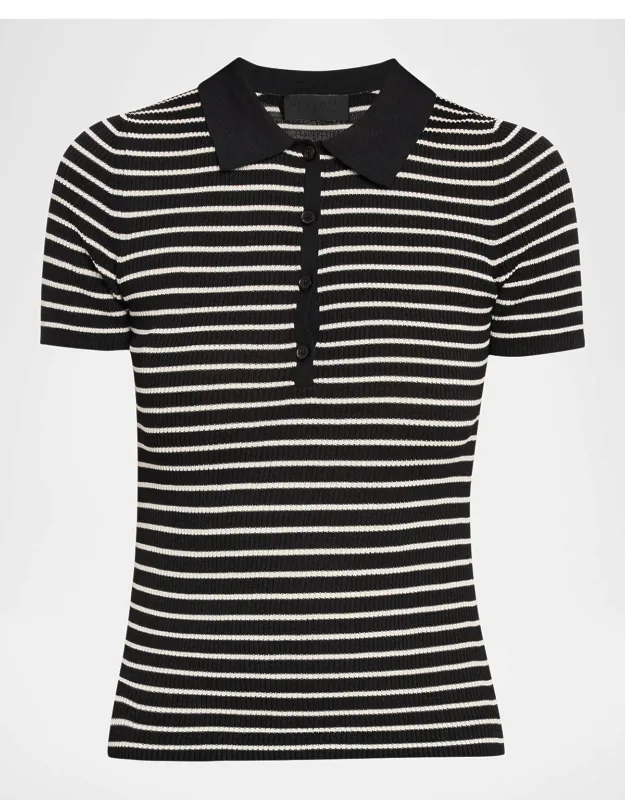 Fenna Striped Polo Shirt