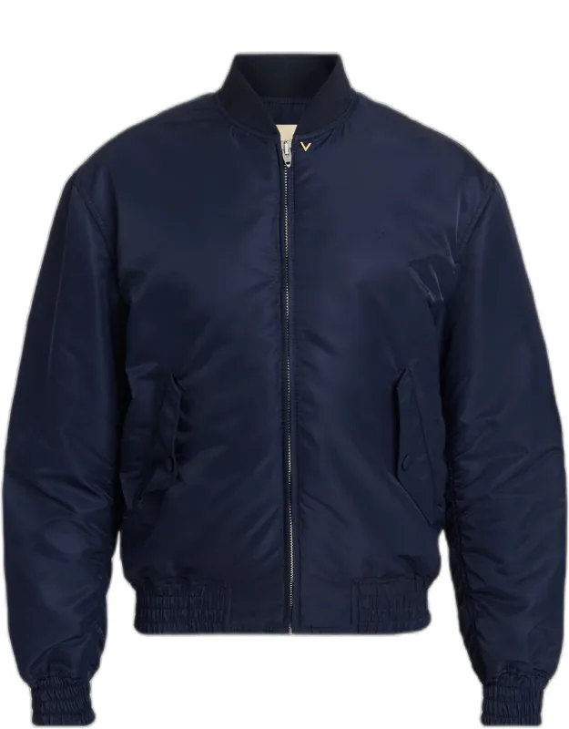 Nylon Bomber Jacket