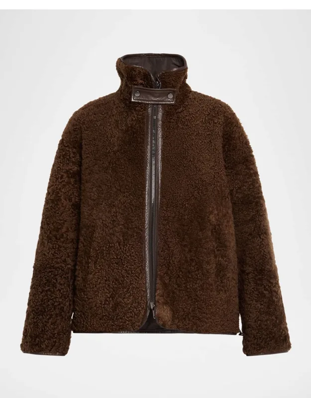 Curly Shearling Reversible Coat