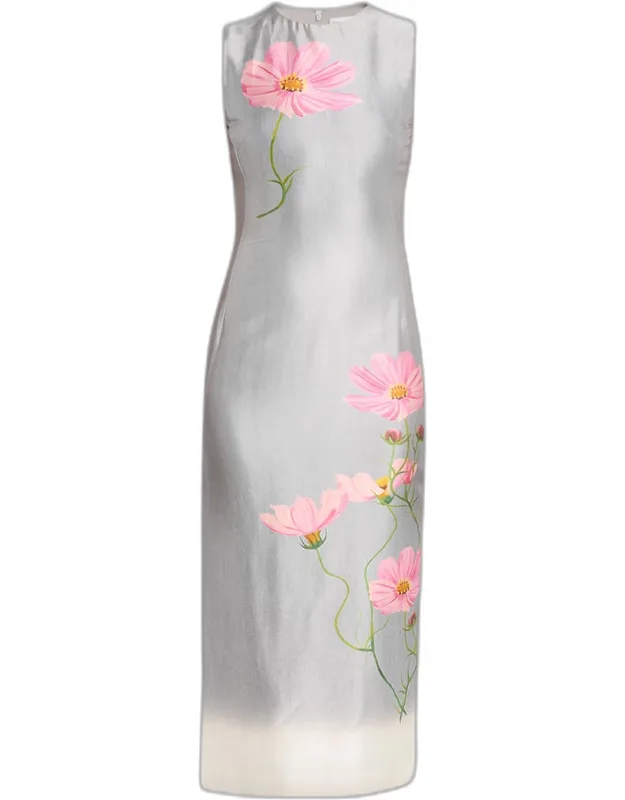 Sleeveless Midi Day Dress