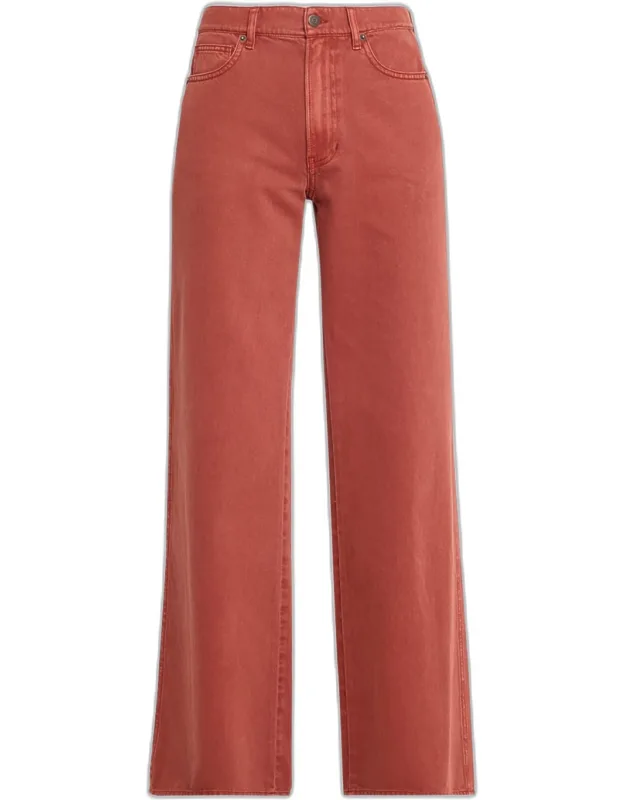 Mid-rise Wide-leg Jeans