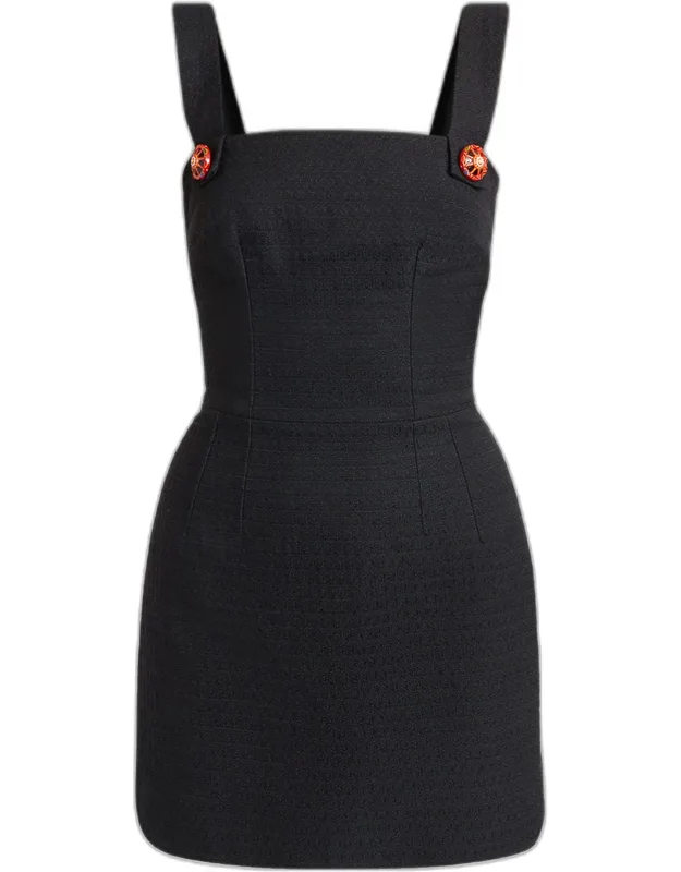 Sleeveless Textured Mini Dress