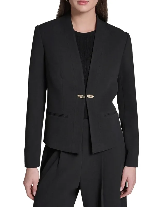 Collarless Blazer