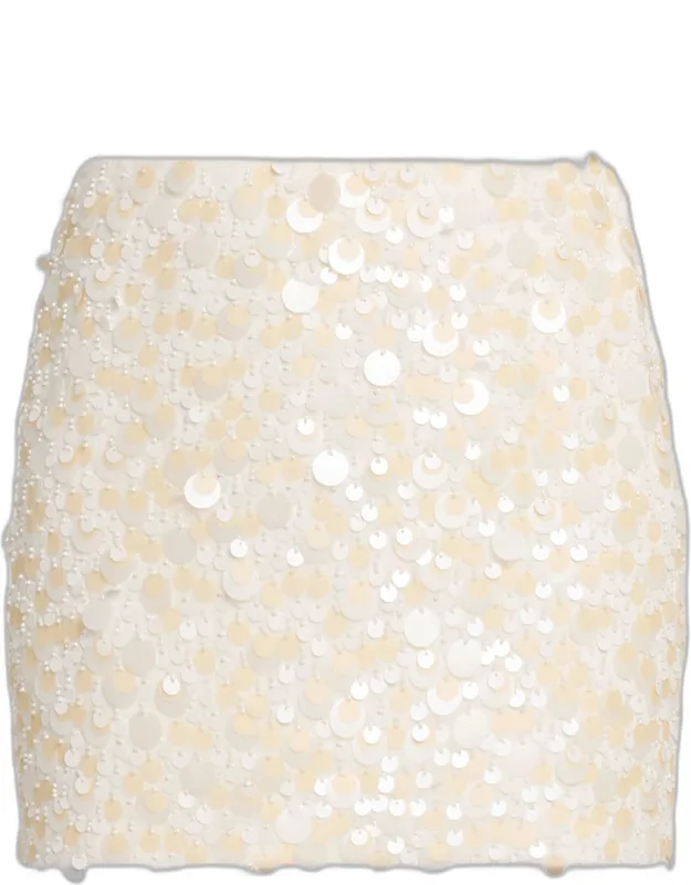 Sequined Mini Skirt