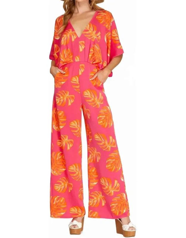 Palm Leave Paradise Jumper