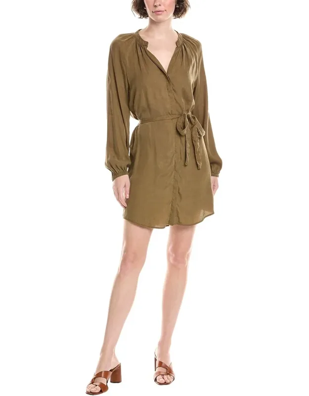 Tie Waist Shirtdress