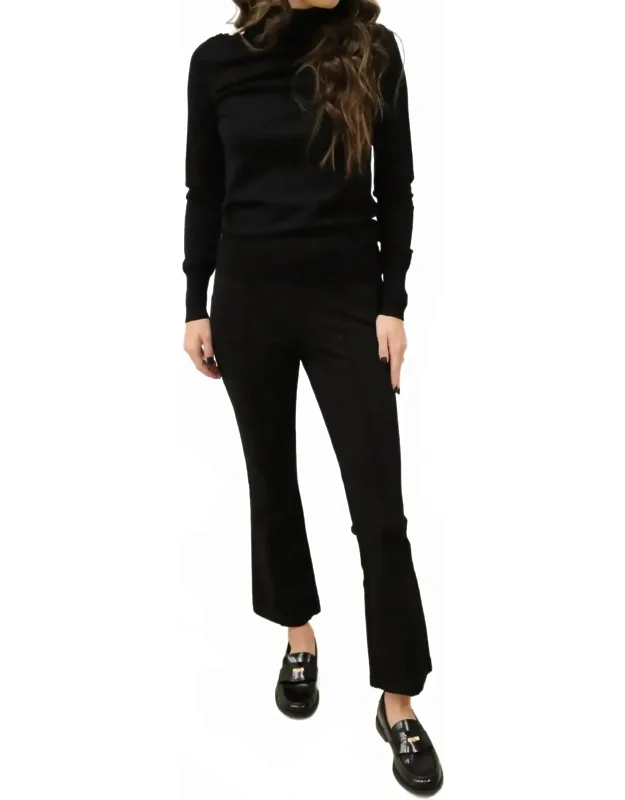 Susanna Ponte Knit Kick Flare Pants