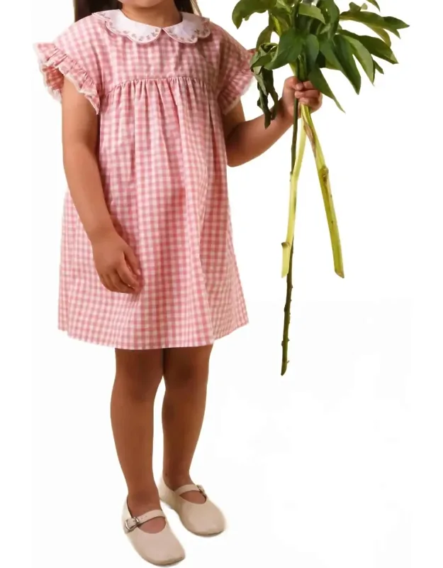 Gingham Check Dress