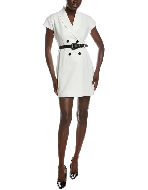Drop Shoulder Mini Trench Dress
