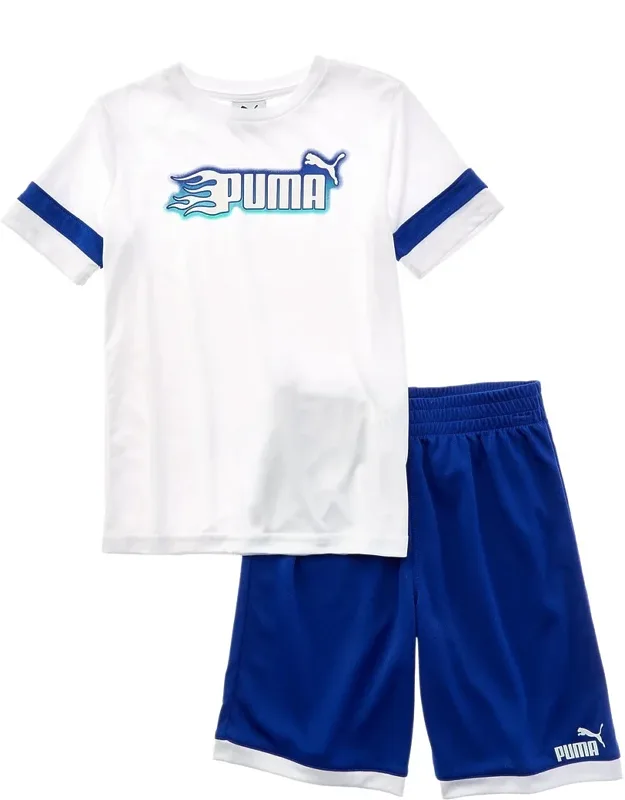 2pc Interlock T-shirt & Mesh Short Set