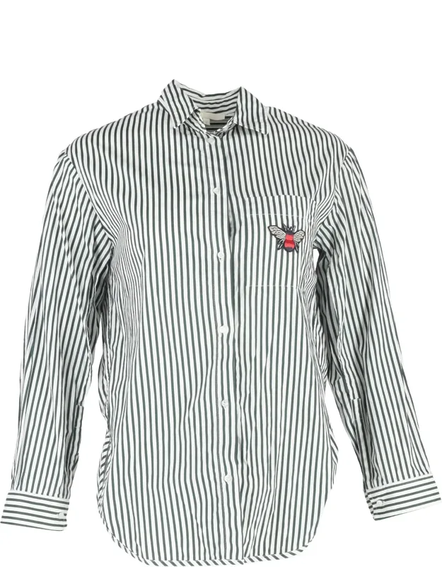 Striped Button-down Shirt