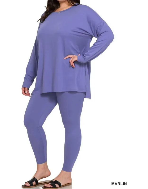 Long Sleeve Microfiber Pant Set