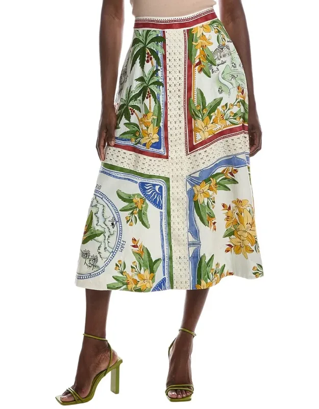 Skirt Tropical Destination Imported