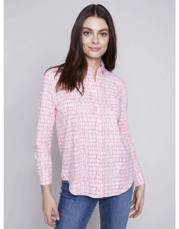 Printed Long Sleeve Shirt