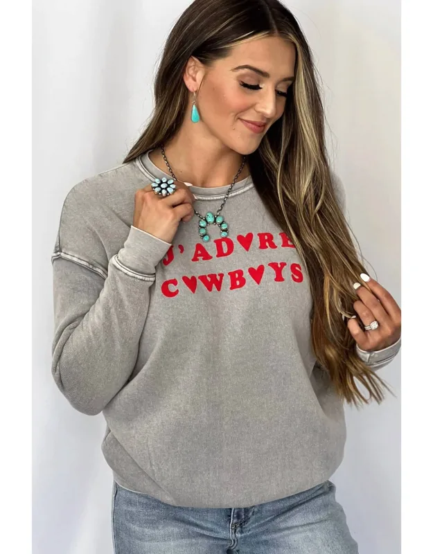 Cowboys Western Graphic Sweatshirt