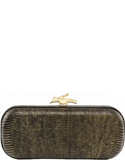 Emilia Lizard Clutch Bag