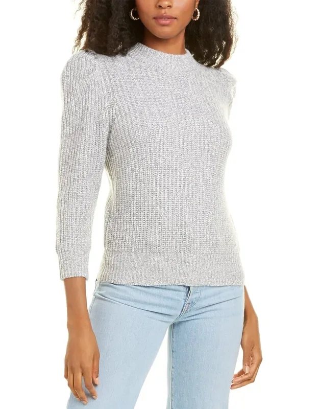 Tweed Cashmere & Wool-blend Sweater