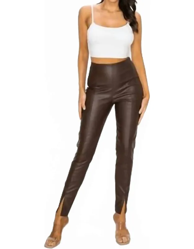 Pleather Skinny Pants