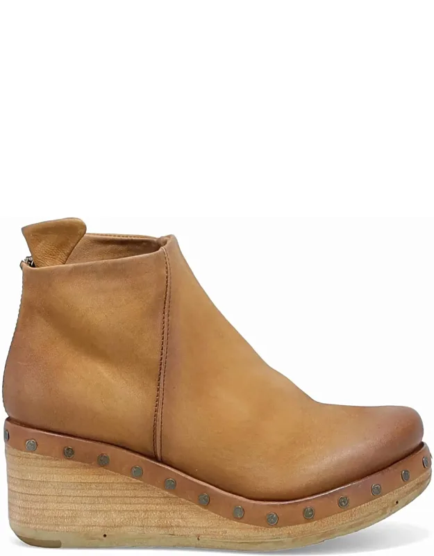 Savina Wedge Booties
